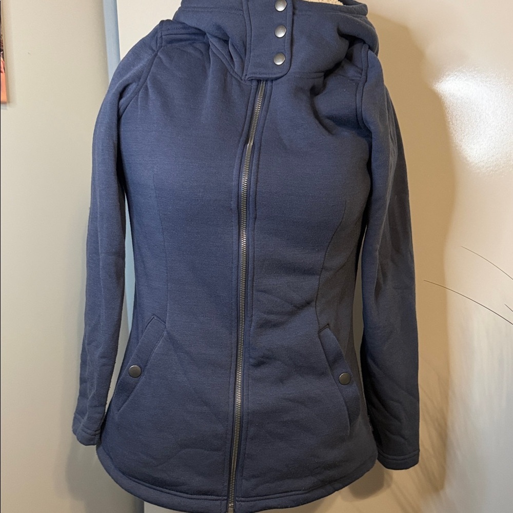 Columbia Women's Deep Blue Fleece Hood  Jacket
